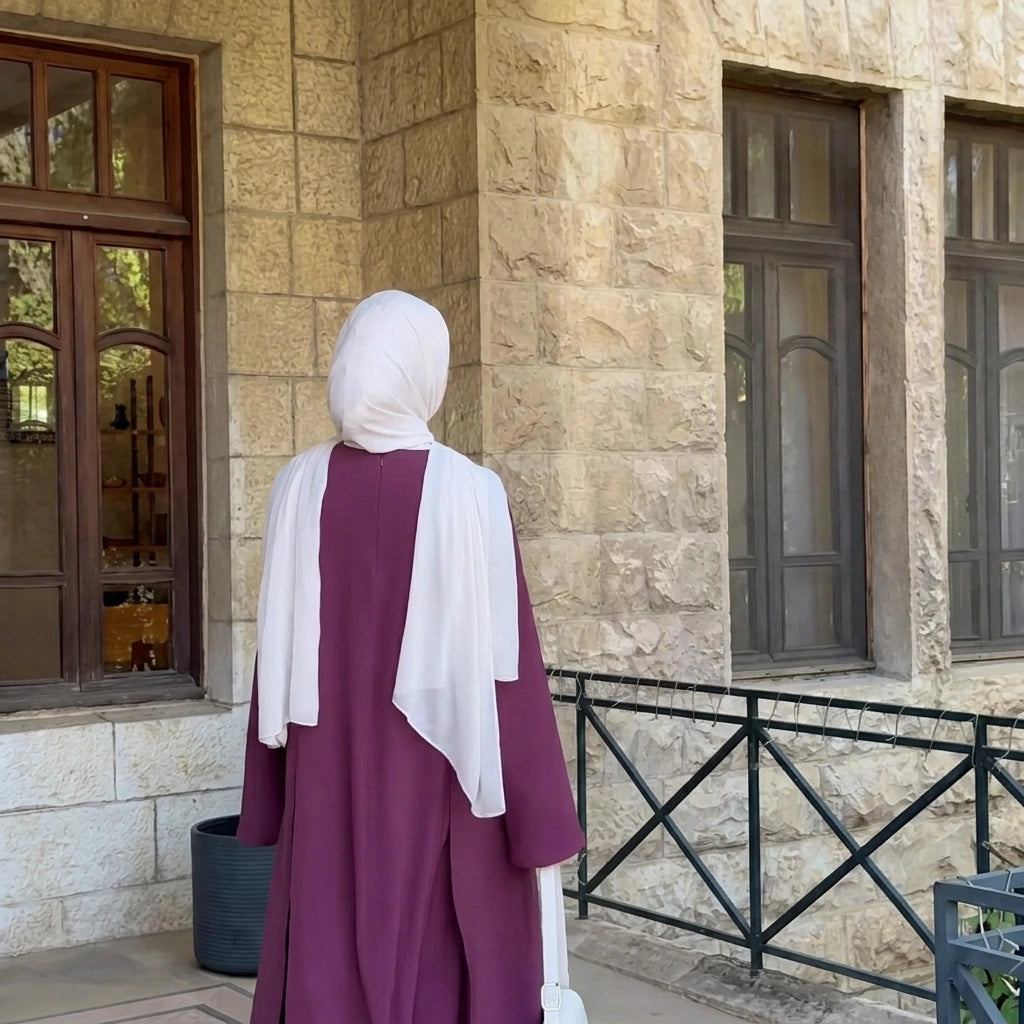 فستان العنابي من نانونا